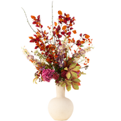 Große künstliche Blumensträuße